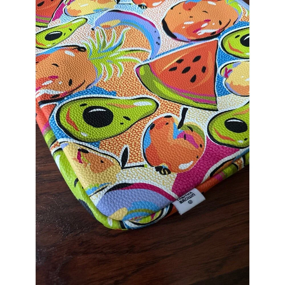 Tabitha Brown Target 15” Tech Sleeve - Laptop/Tablet/Colorful Fruit Print - NEW
